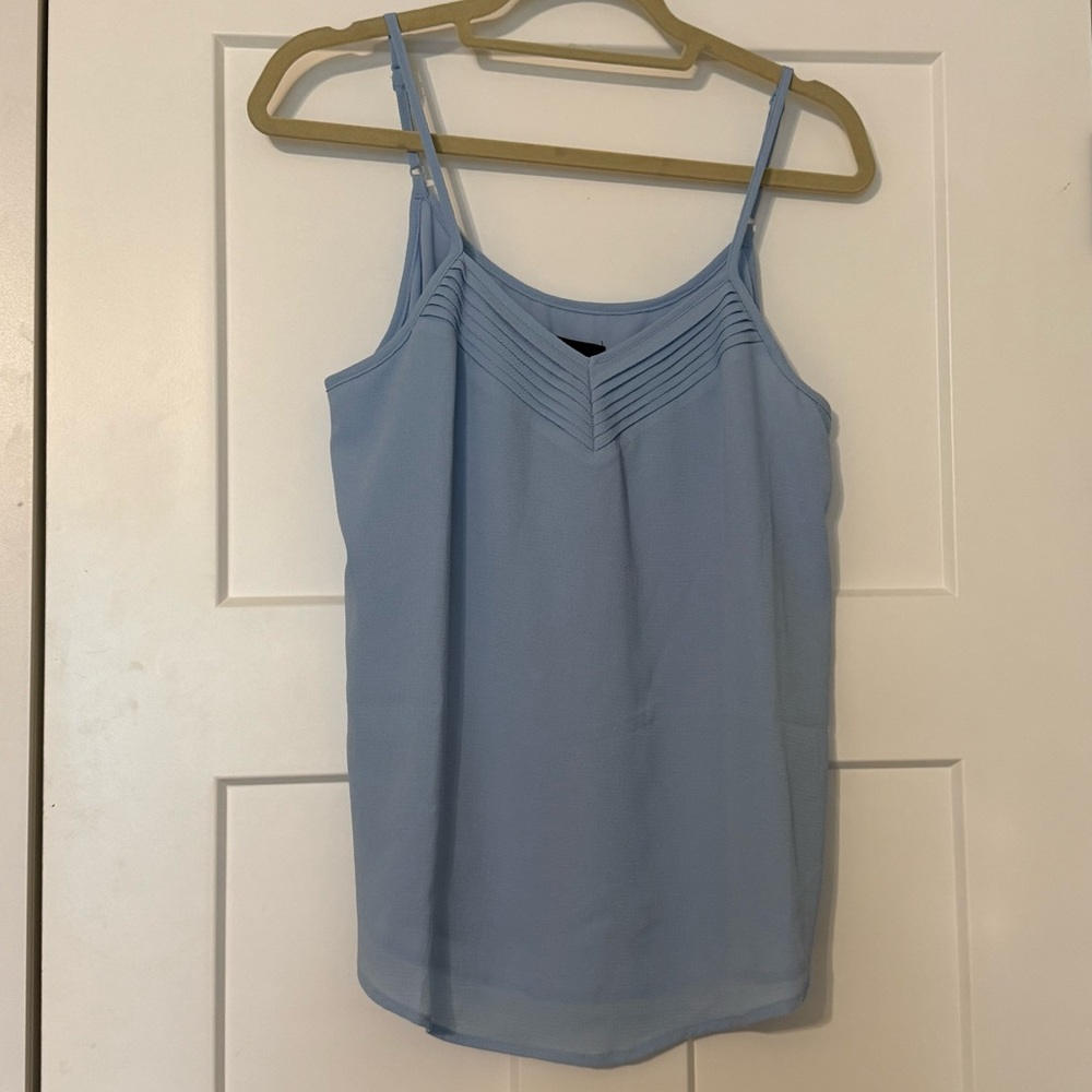 Heyson | Women's Medium Light Blue Sleeveless Tank Top with Adjustable Straps